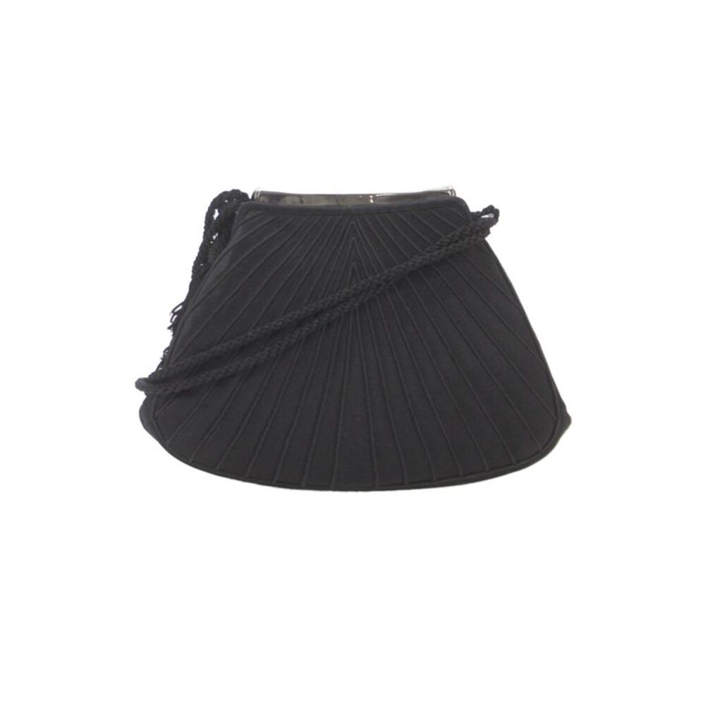 Judith Leiber Women's Tassel Silver Hardware Crossbody Handbag Black